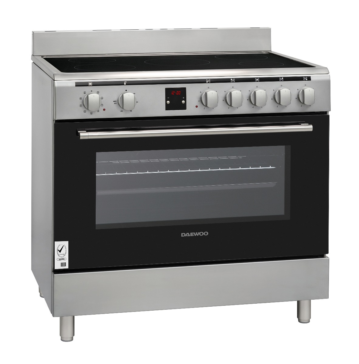 Picture of Daewoo - Ceramic Cooker 90*60cm | 90L Electric Oven With Convection Fan