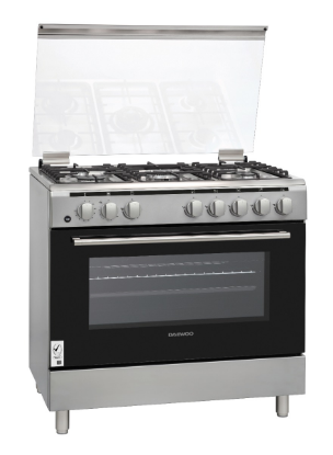 Picture of Daewoo - Gas Cooker 90*60cm | 90L Oven With Convection Fan
