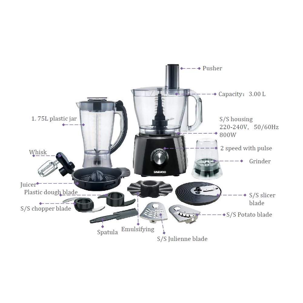 Picture of Daewoo Food Processor 3L