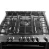 Picture of DAEWOO 5 Burner Multifunction Gas Cooker 90X60CM, Top gas, Bottom Electric Oven with 2 Convection Fans 1 Cooling Fan, Removable glass door, Cast iron grid, Made in Portugal, DGES965HE- 1Year Warranty