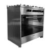 Picture of DAEWOO 5 Burner Multifunction Gas Cooker 90X60CM, Top gas, Bottom Electric Oven with 2 Convection Fans 1 Cooling Fan, Removable glass door, Cast iron grid, Made in Portugal, DGES965HE- 1Year Warranty
