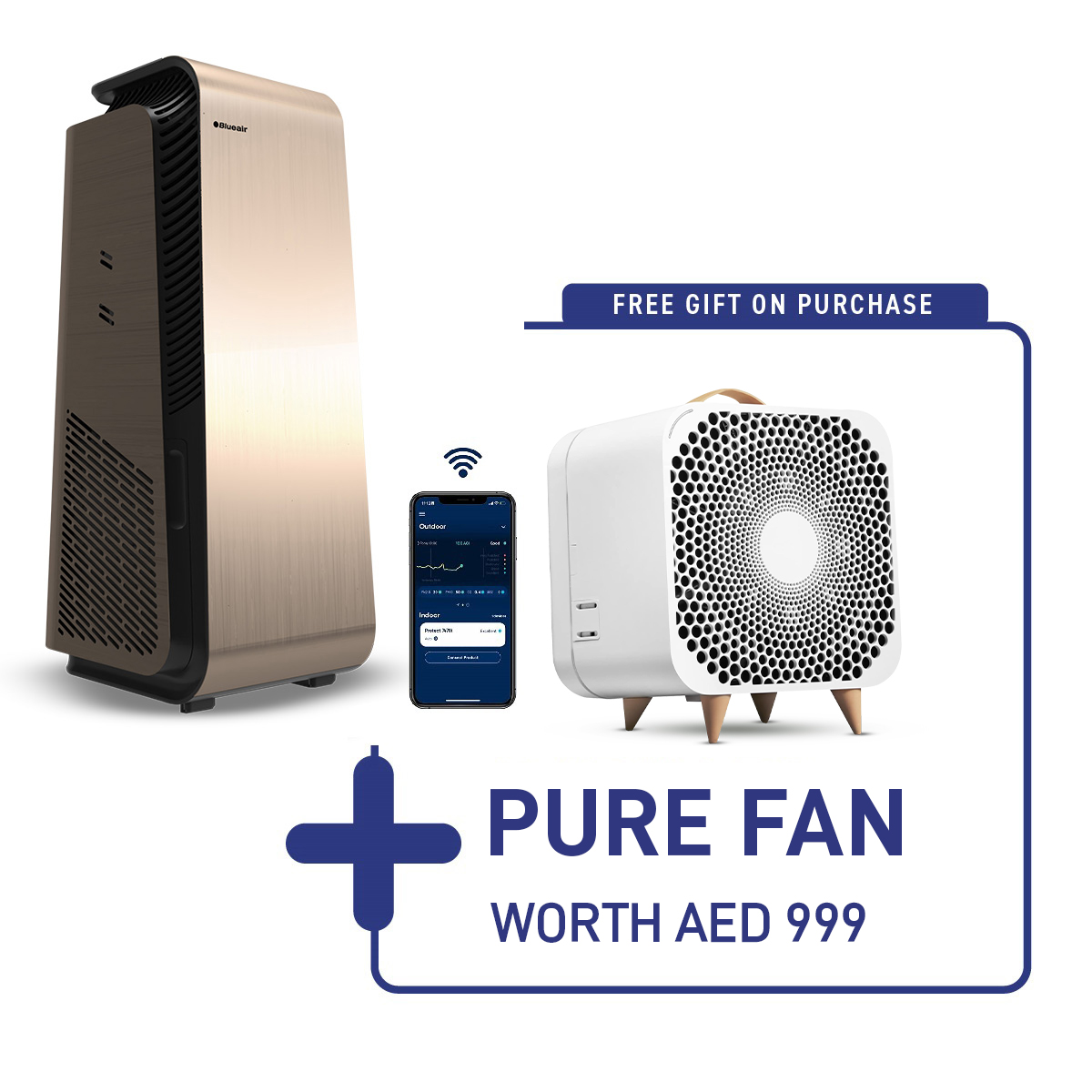 Picture of Blueair HealthProtect 7775i - Air Purifier | Up to 62 sqm| Limited Edition