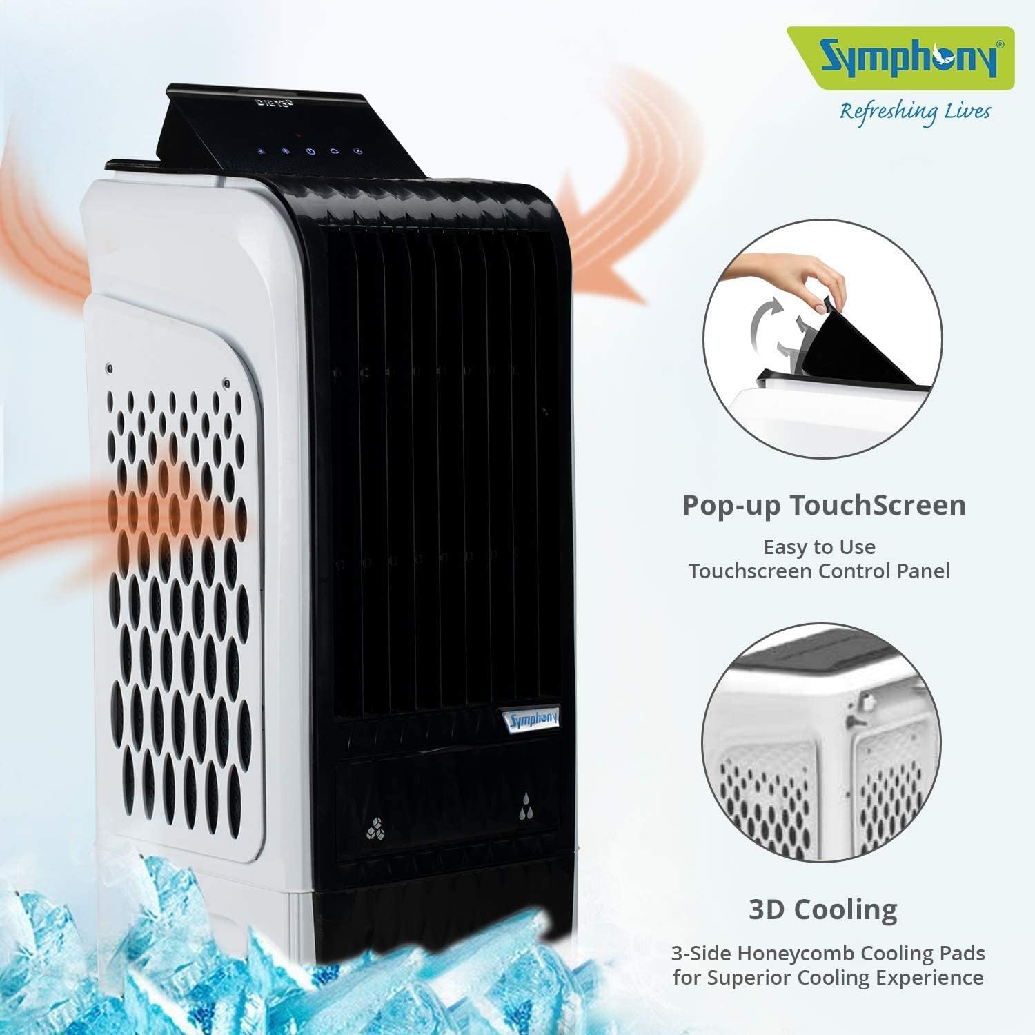 Picture of Symphony Air Cooler 40L  | Upto 15 Sqm Room Size 