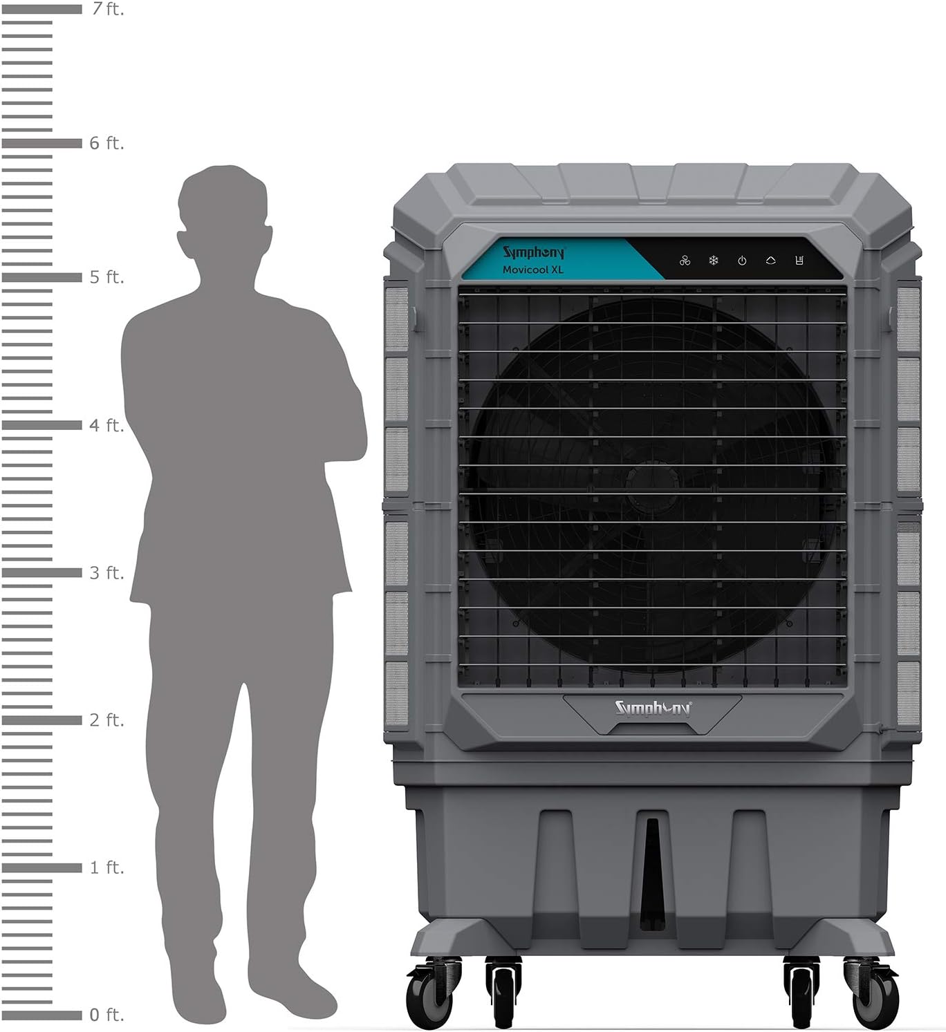 Picture of Symphony 200L | 30m Air Throw | Commercial Air Cooler | Movicool XL200i