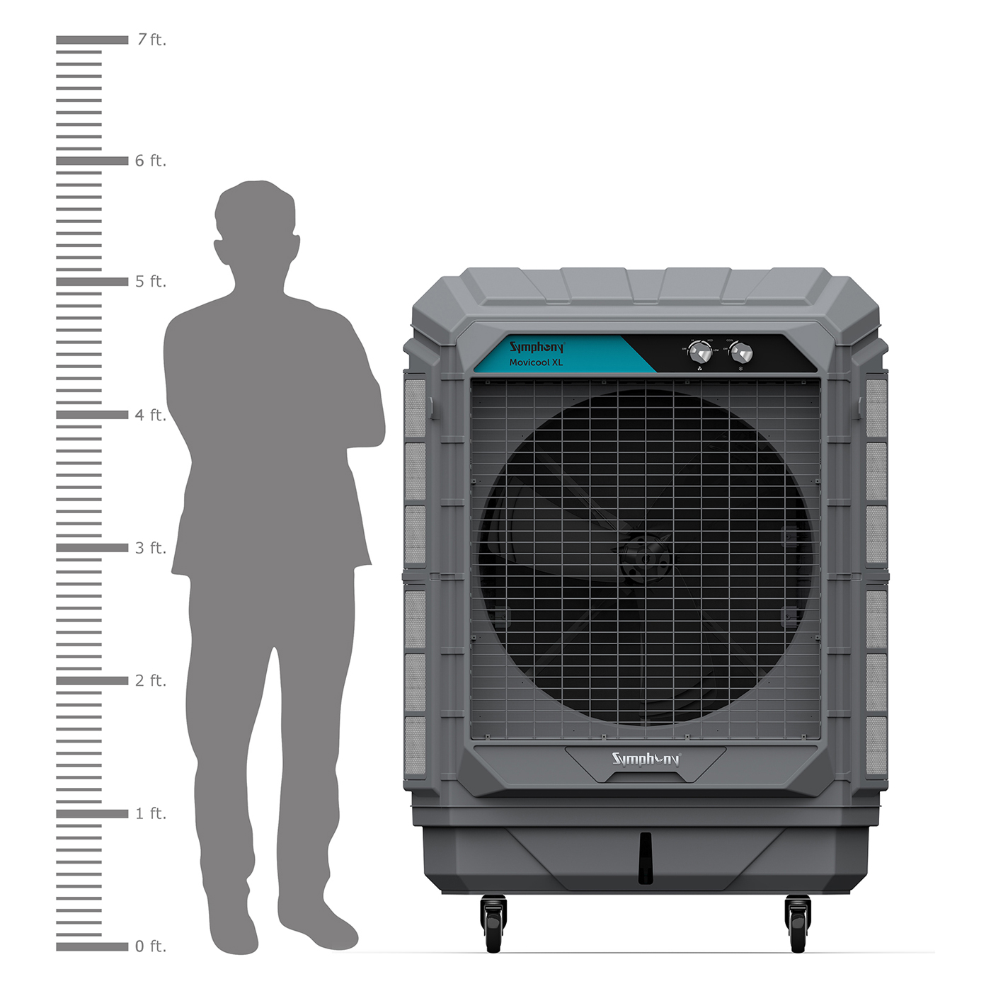 Picture of Symphony 100L | 26m Air Throw | Commercial Air Cooler | Movicool XL100