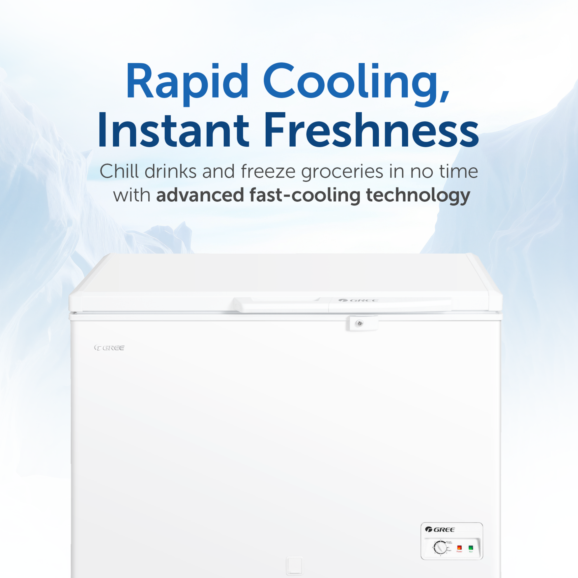 Gree Chest Freezer - GCF-315W