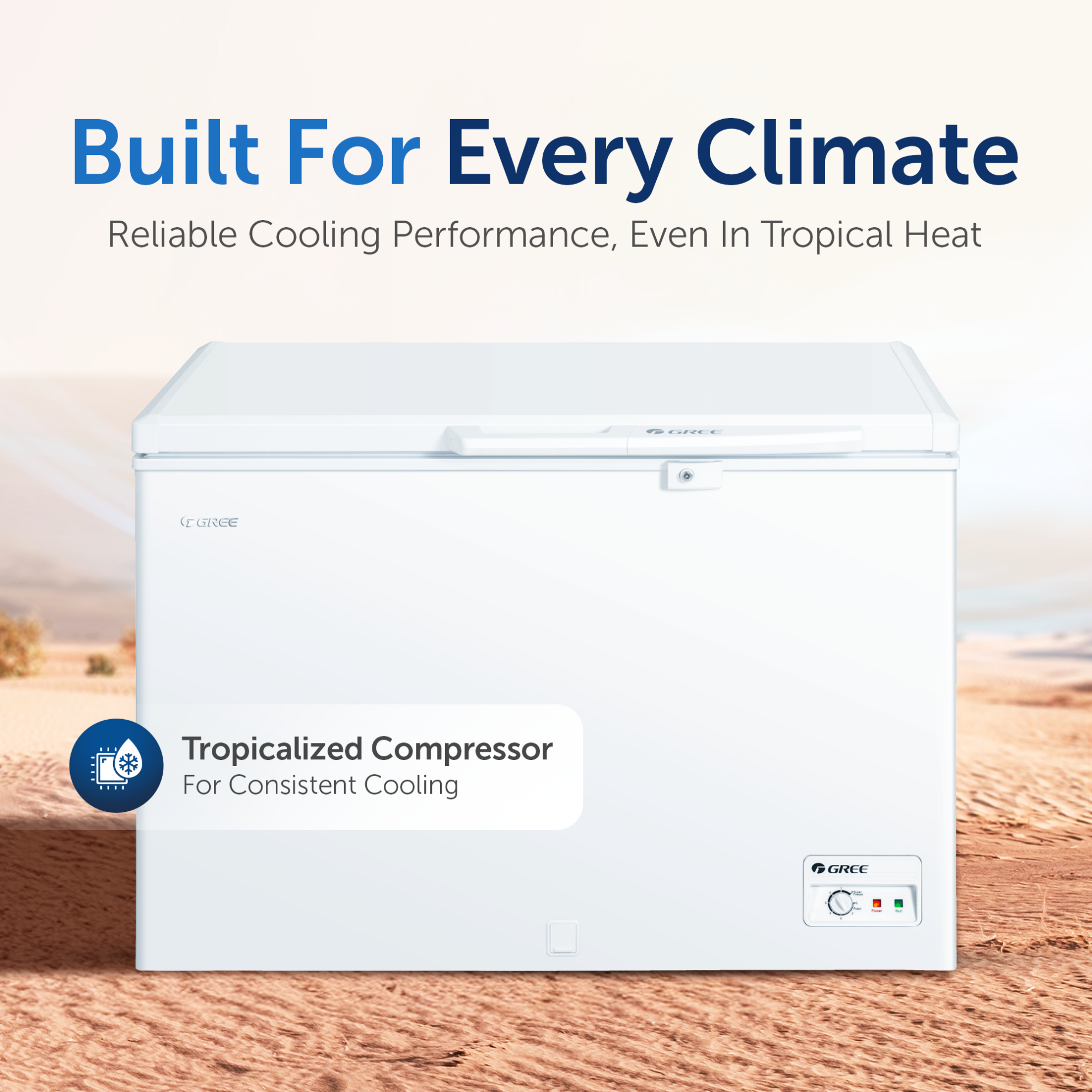 Gree Chest Freezer - GCF-315W