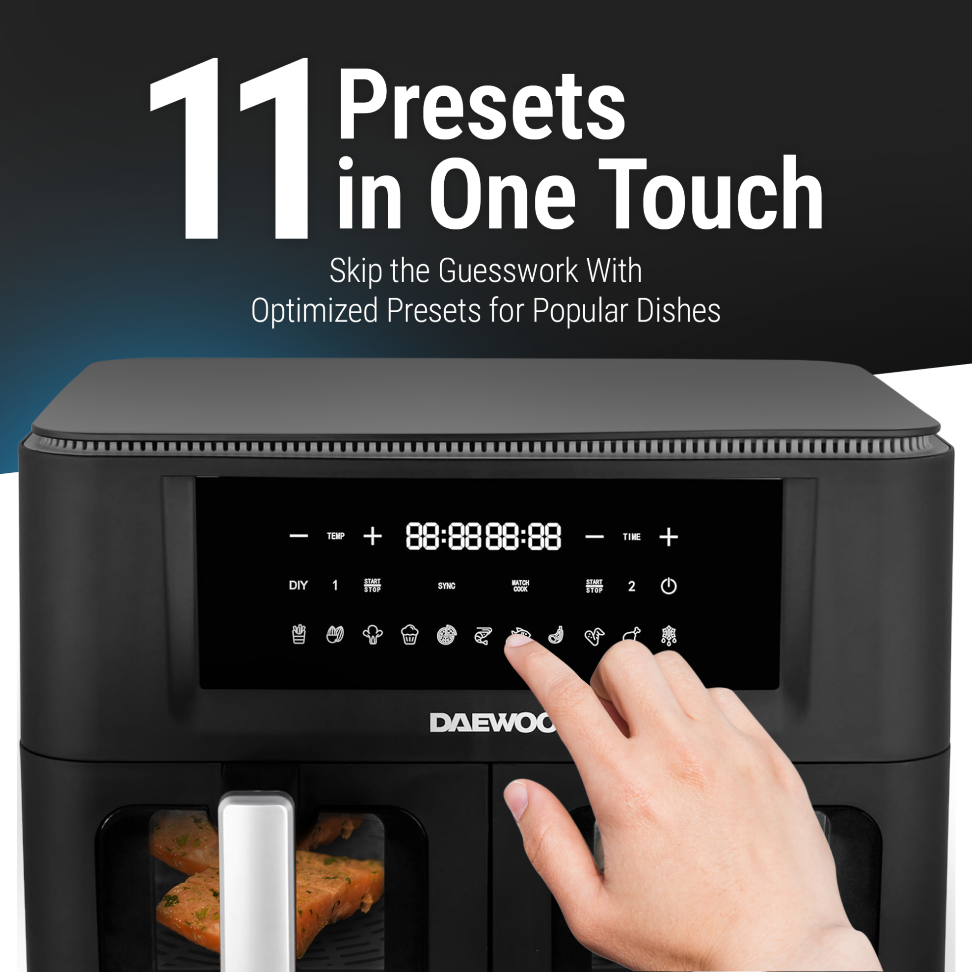 Daewoo Dual Zone Air Fryer  - DAF 90DV
