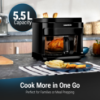 Daewoo Glass Air Fryer  - DAF 55GT 