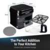 Daewoo Glass Air Fryer  - DAF 55GT 