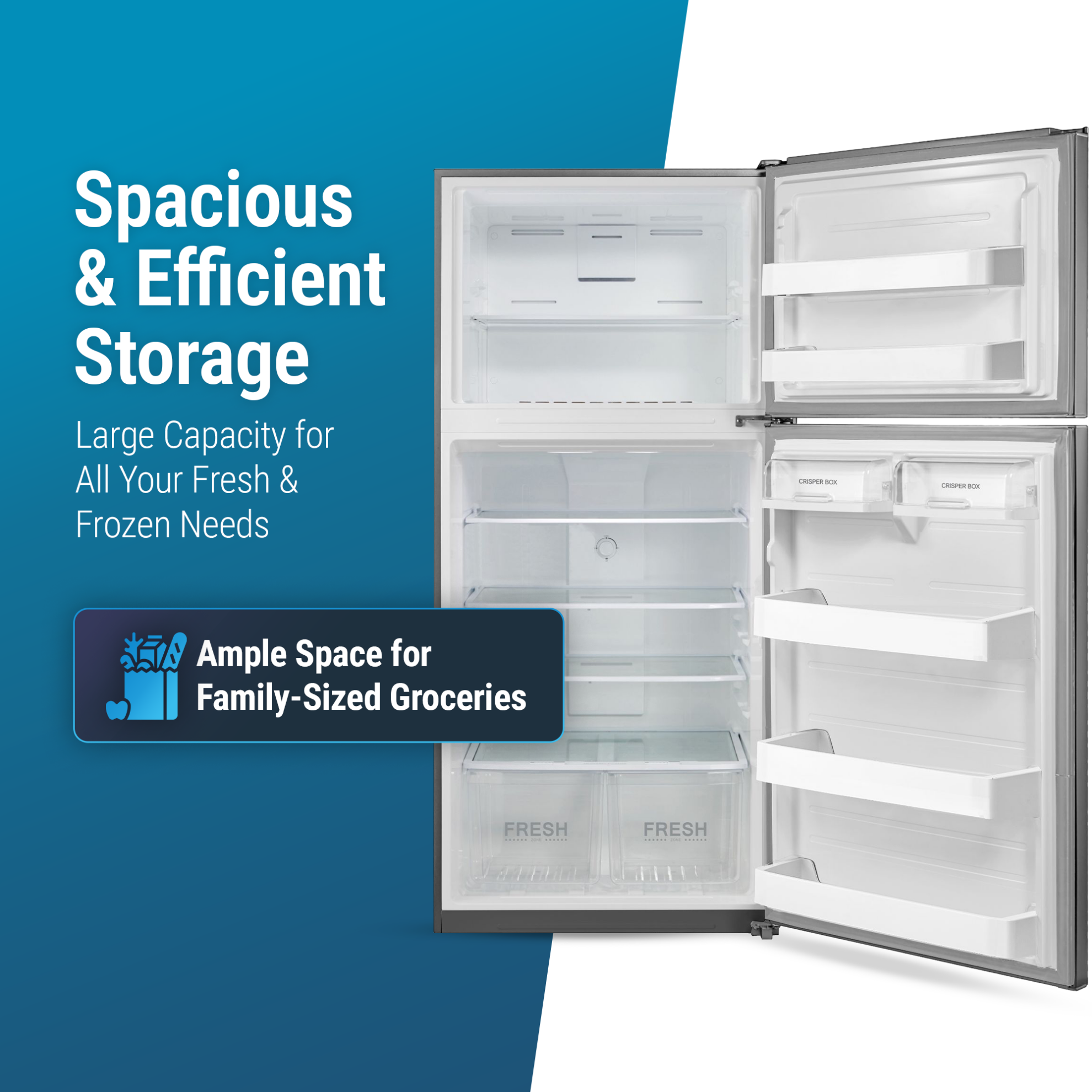 Daewoo Top Mount Refrigerator – FR-921VSIN