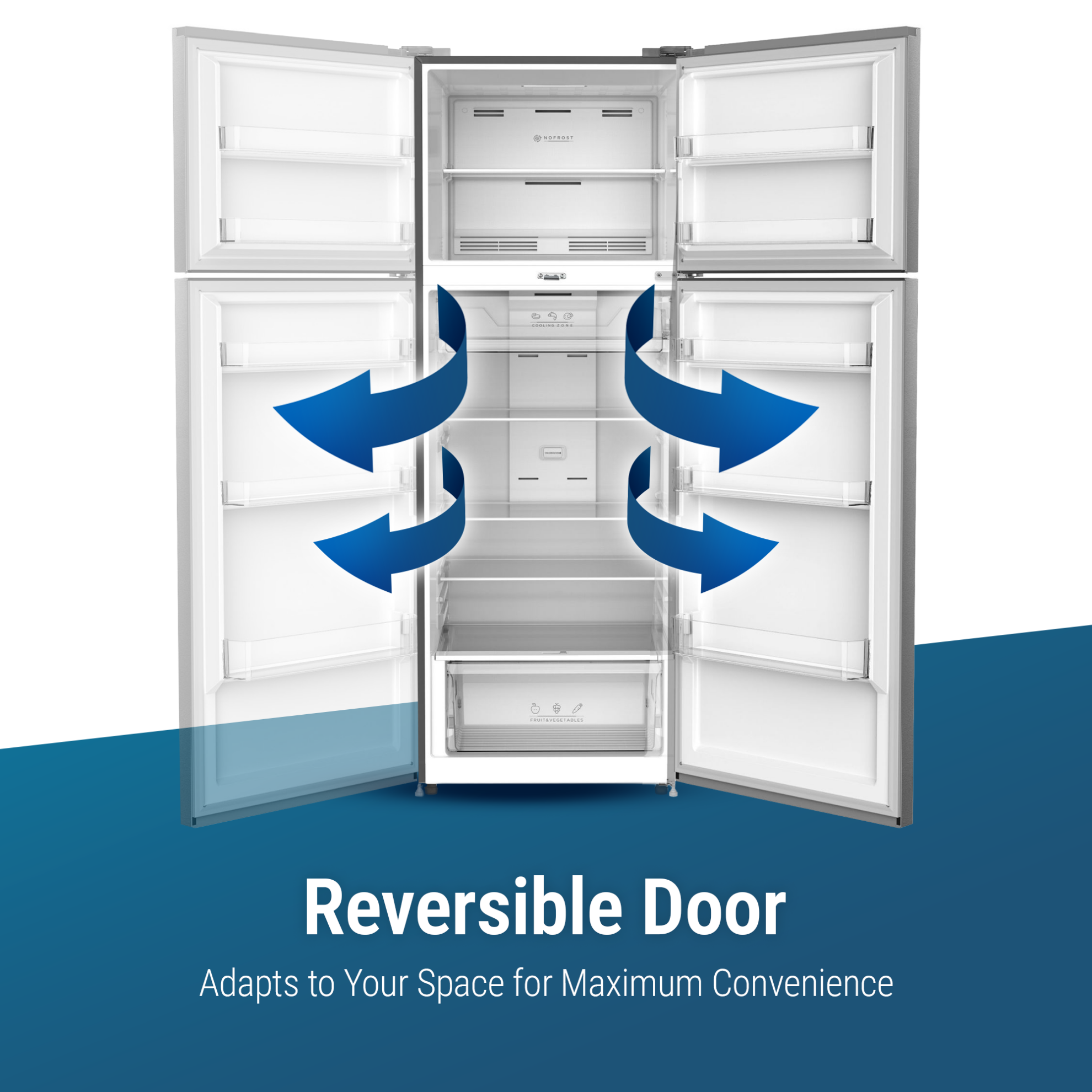 Daewoo Top Mount Refrigerator – FR-559VSIN
