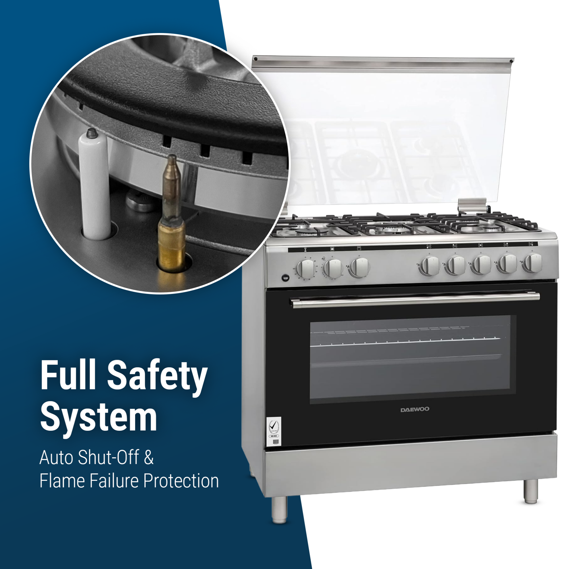Daewoo Gas Cooker – DGC-S965HF