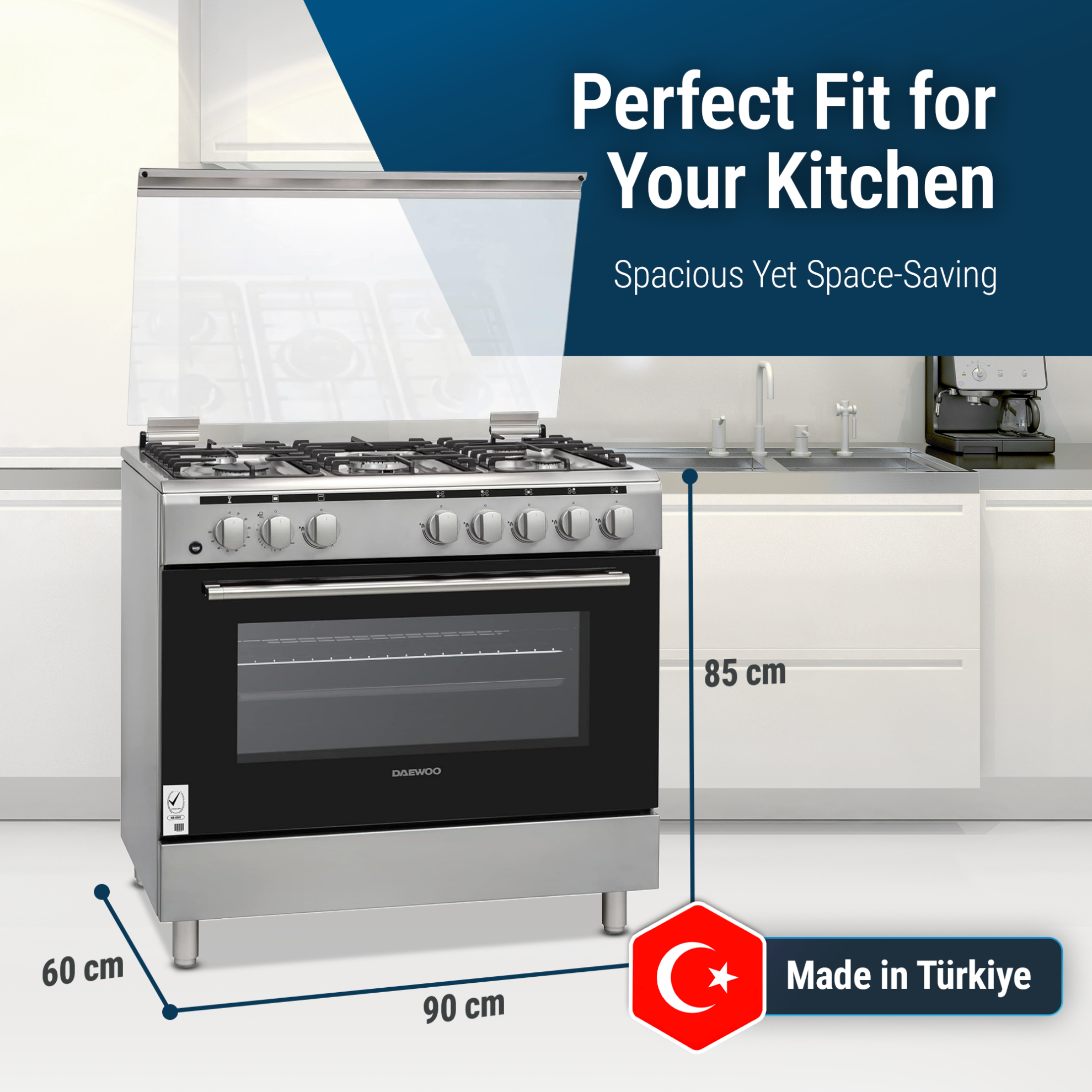 Daewoo Gas Cooker – DGC-S965HF