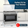 Daewoo Gas Cooker – DGC-S965HF