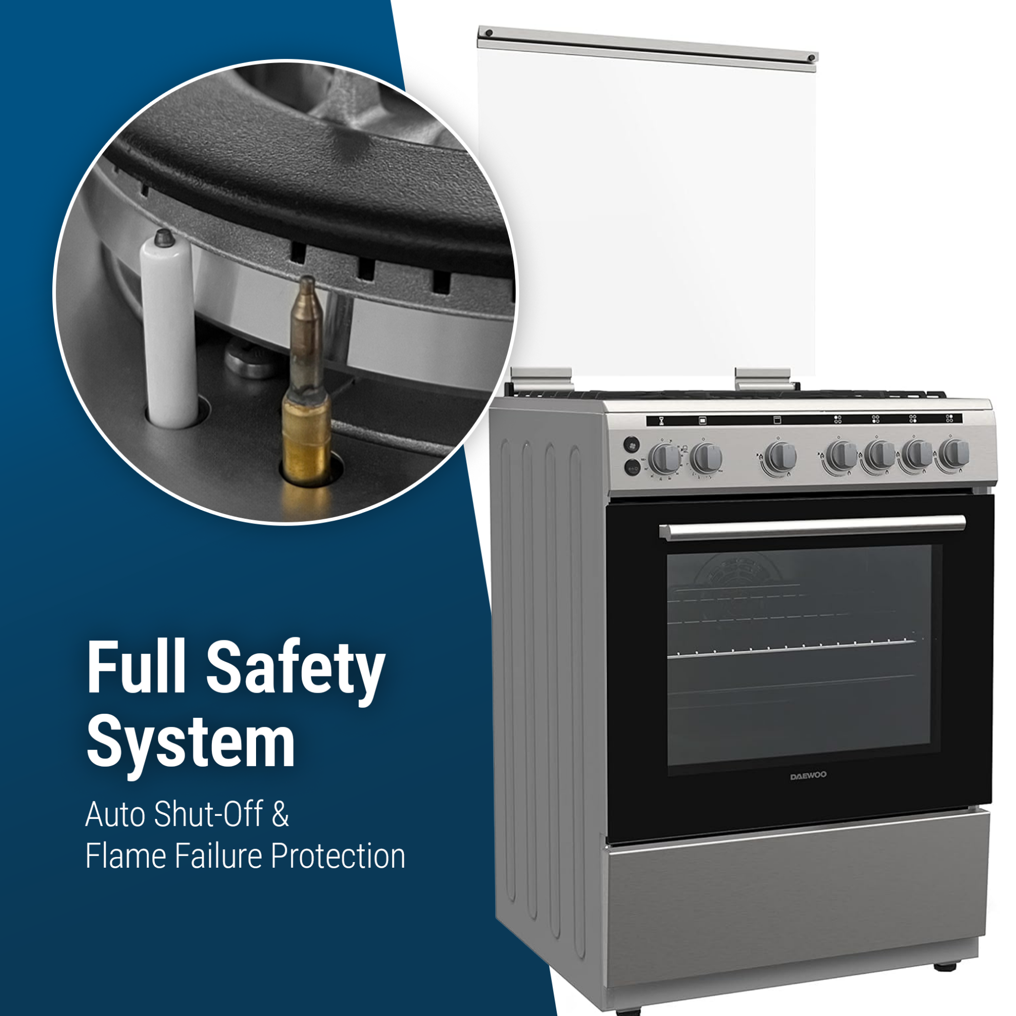 Daewoo Gas Cooker – DGC-S664HF