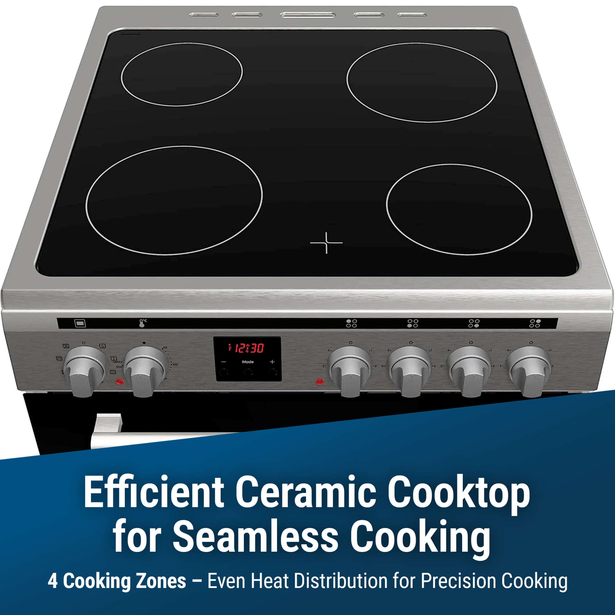 Daewoo Ceramic Cooker 60 x 60cm - DCC-S664HF