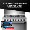 Tecnogas Superiore 90 x 60 cm Gas Cooker  – TCP396GG52KX