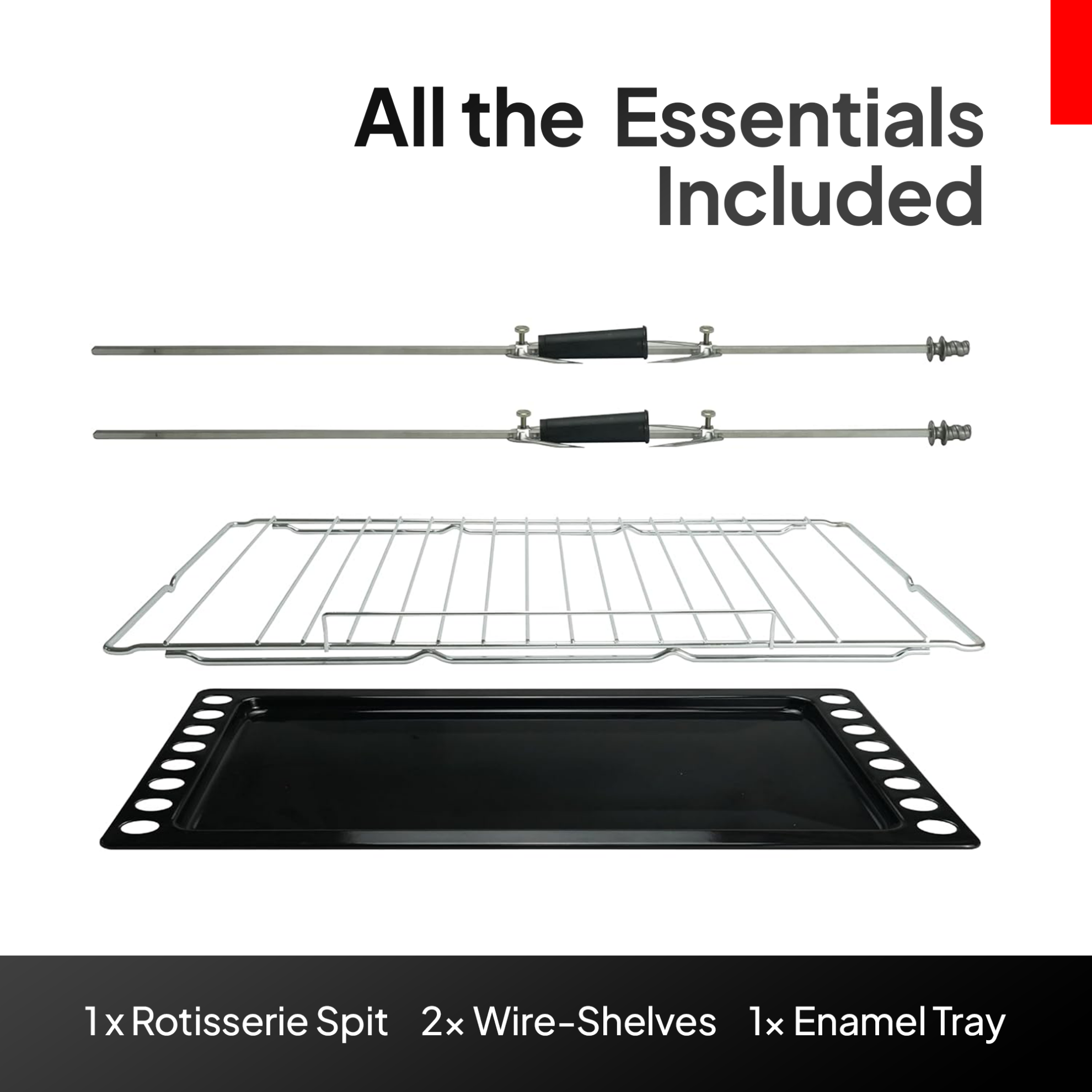 Tecnogas Superiore 90 x 60 cm Gas Cooker  – TCP396GG52KX