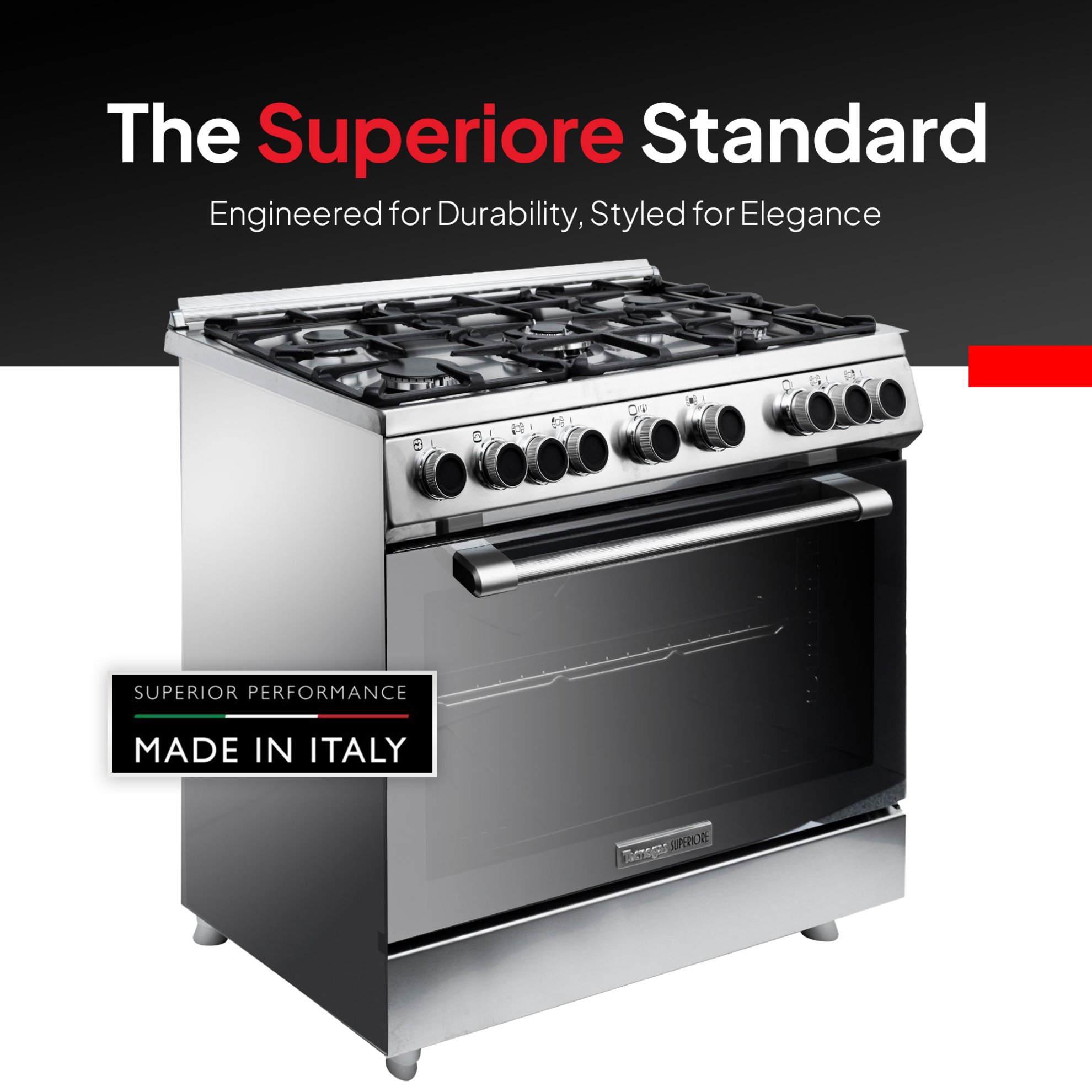 Tecnogas Superiore 90 x 60 cm Gas Cooker – N3X96G5VCF