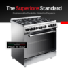Tecnogas Superiore 90 x 60 cm Gas Cooker – N3X96G5VCF