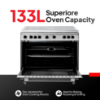 Tecnogas Superiore 90 x 60 cm Gas Cooker – N3X96G5VCF