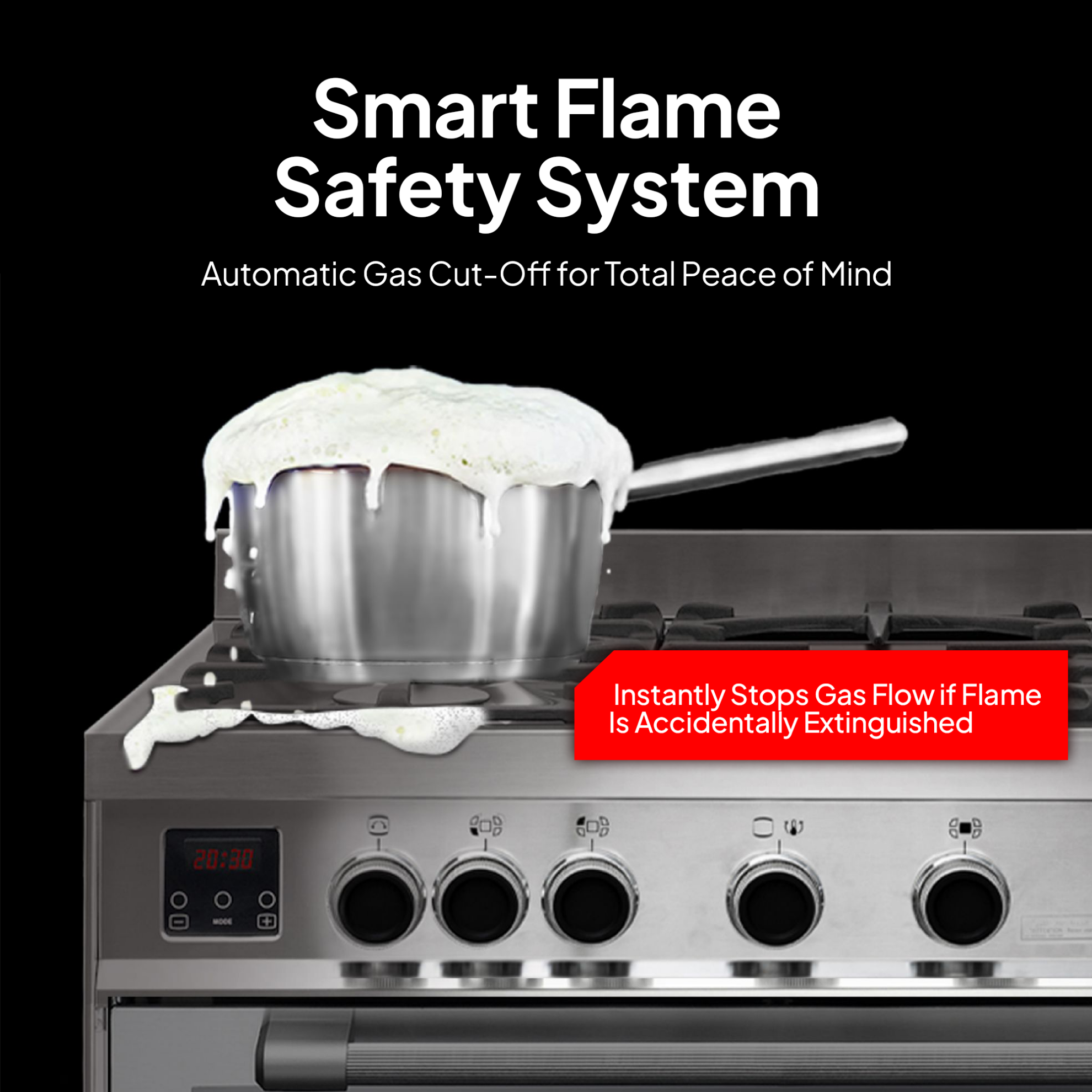 Tecnogas Superiore 90 x 60 cm Gas Cooker – N3X96G5VCF