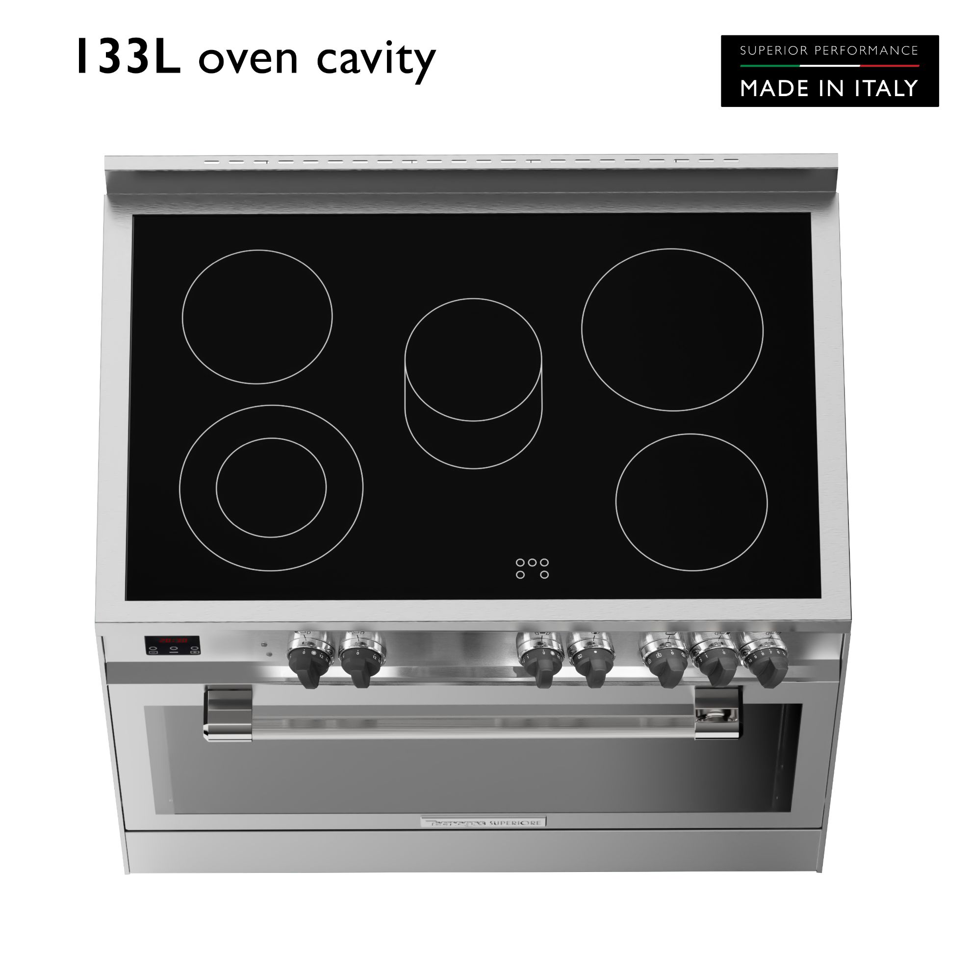 Tecnogas Superiore 90 x 60 Ceramic cooker - N1X96EVTC