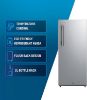 Daewoo - Single Door refrigerator  - Silver - FR-250VSN 