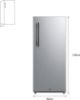 Daewoo - Single Door refrigerator  - Silver - FR-250VSN 