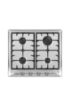Daewoo 4 Burner Table Top Hob, 60 CM, DGH-S664SS 