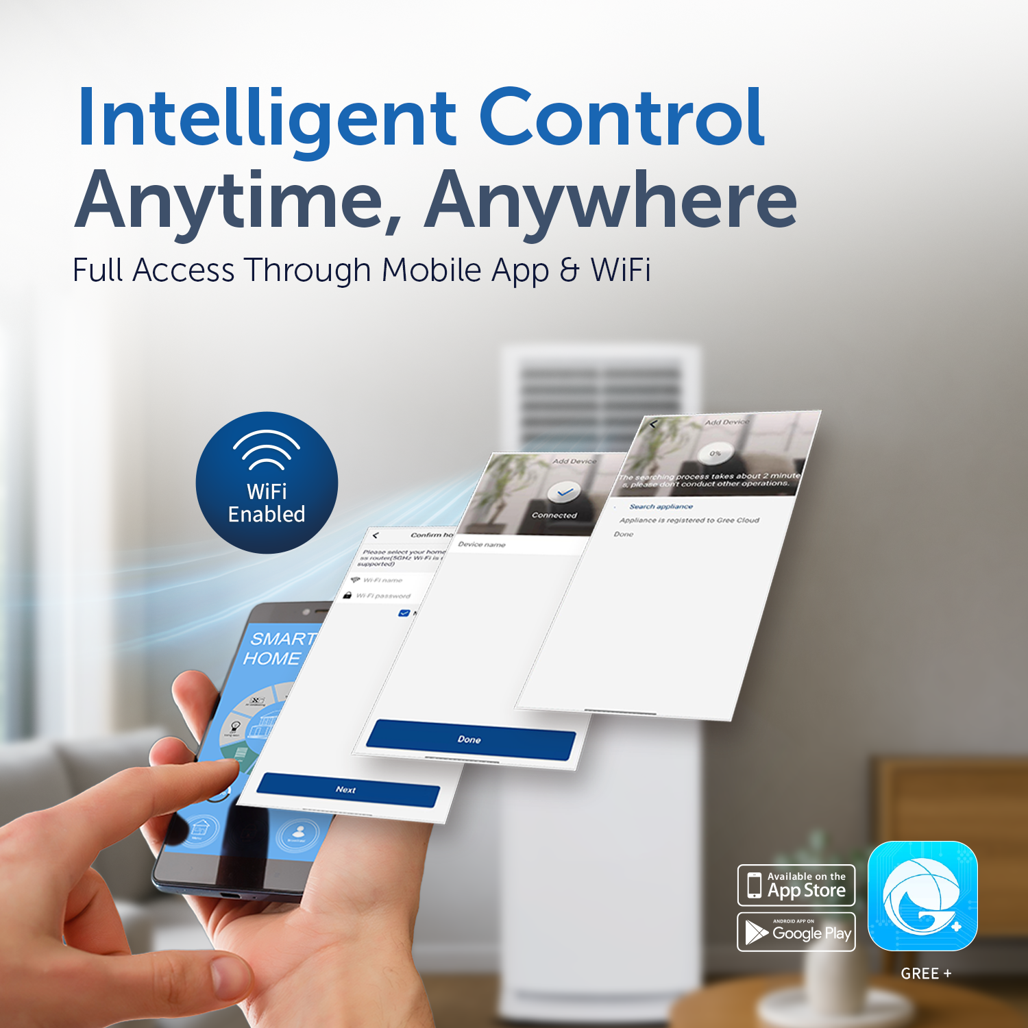 Gree Free Standing Air Conditioner T4matic-I36C3 