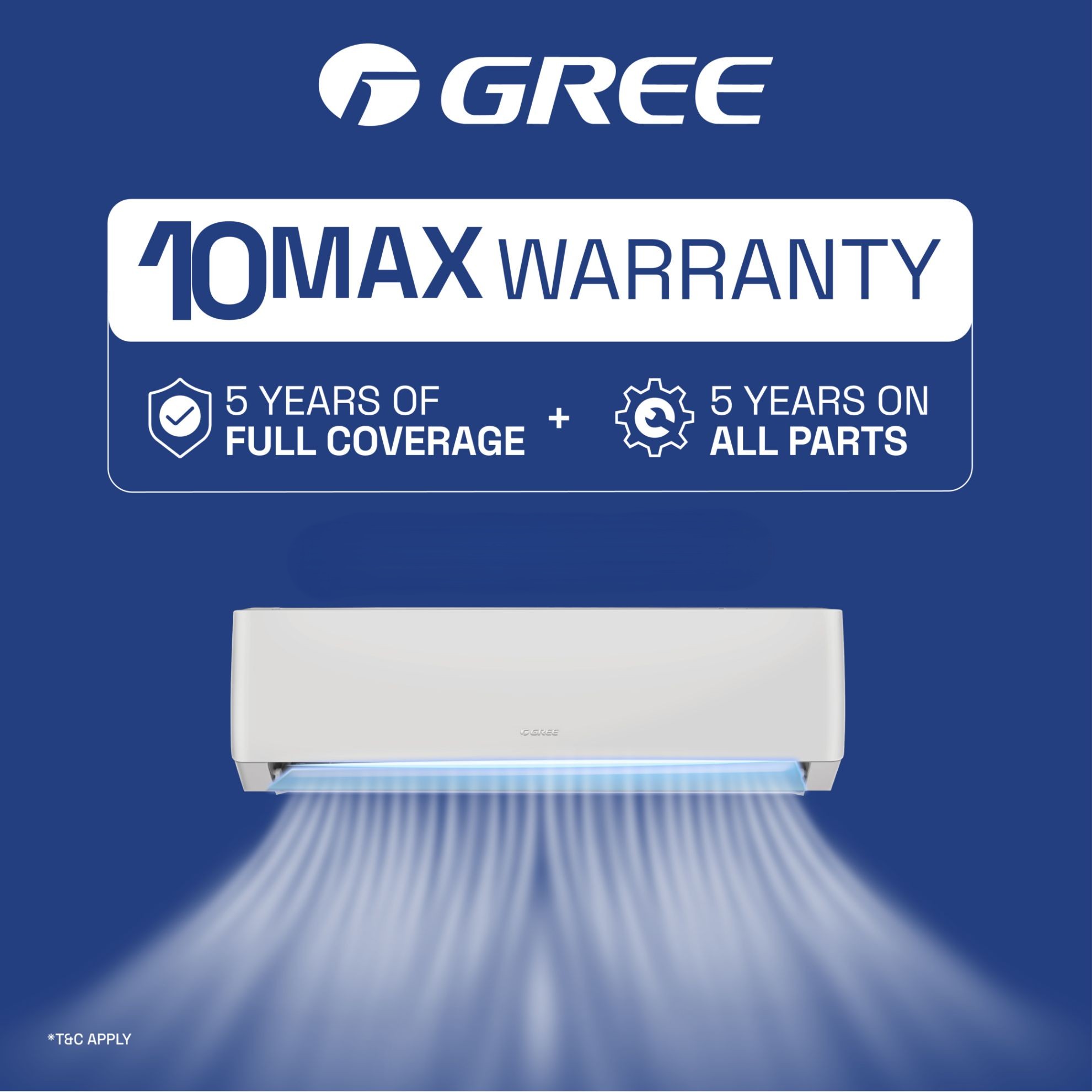 Gree split ac Inverter R32 iAiry32-18C3